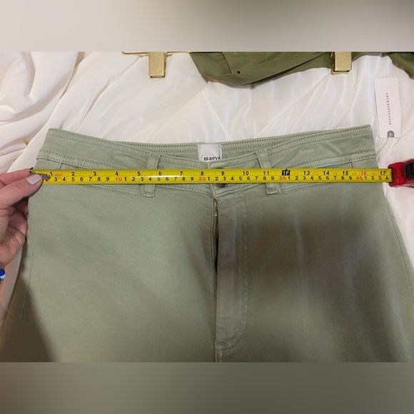 Anthropologie - Maeve The Ettie High-Rise Crop Wide-Leg Jeans - Picture 3 of 4